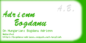 adrienn bogdanu business card